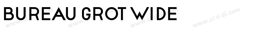 Bureau Grot Wide字体转换